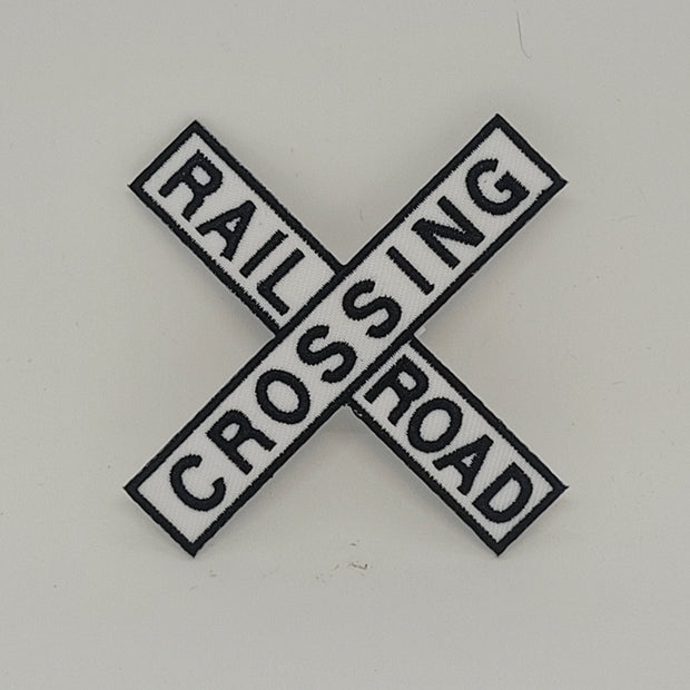 Railroad Crossing Sign Patch