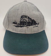 Green train cap