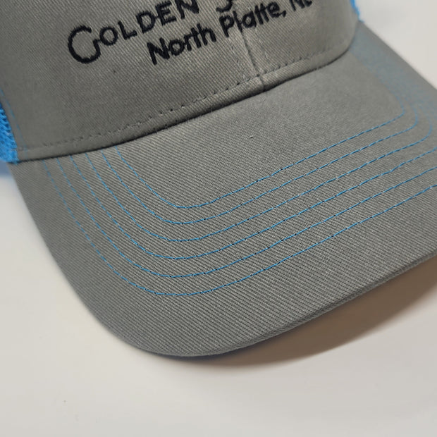 Golden spike tower hat