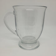 Up clear glass mug