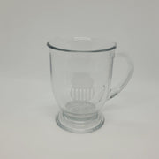 Up clear glass mug