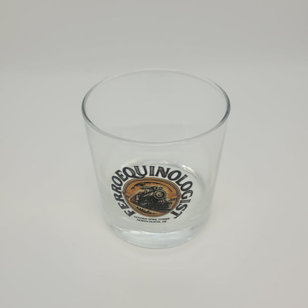 Ferroequinologist whiskey glass