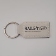 Bailey Yard Leather Keychain