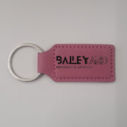 Bailey Yard Leather Keychain