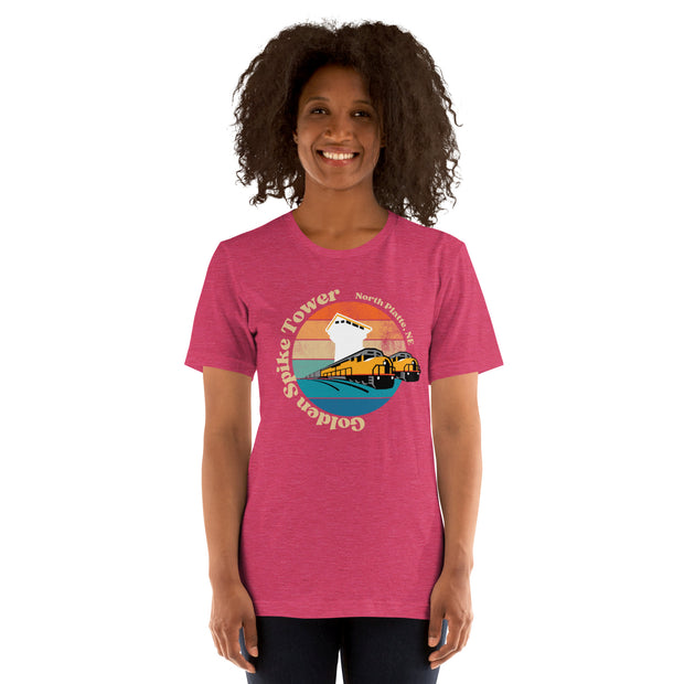 Golden Spike Tower Summer Logo T-Shirt